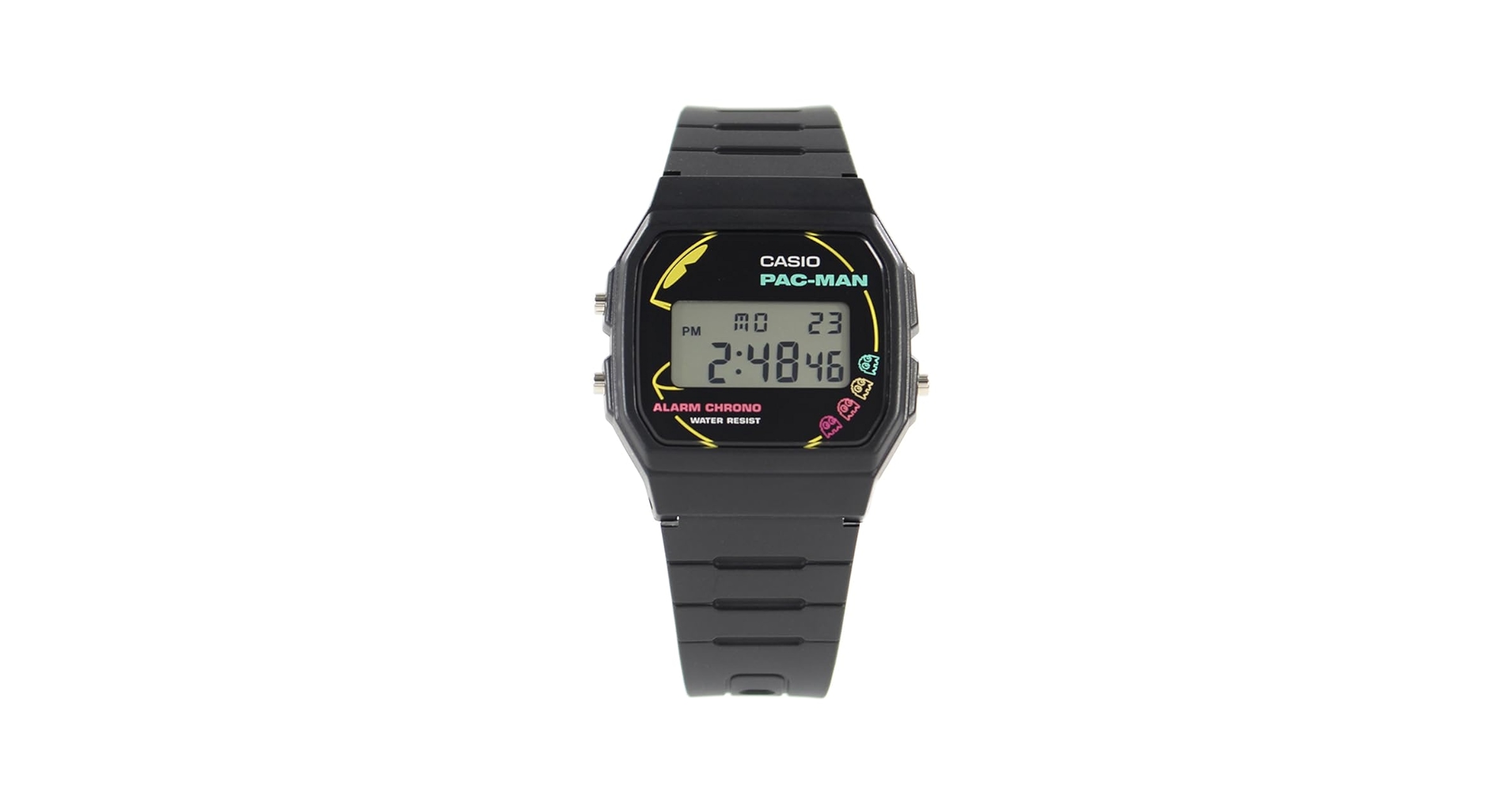 CASIO PAC-MAN デジタル腕時計　ジップアップパーカーセット CASIO CLASSIC F-91WPC-1AJR PAC-MAN限定モデル | photogenique